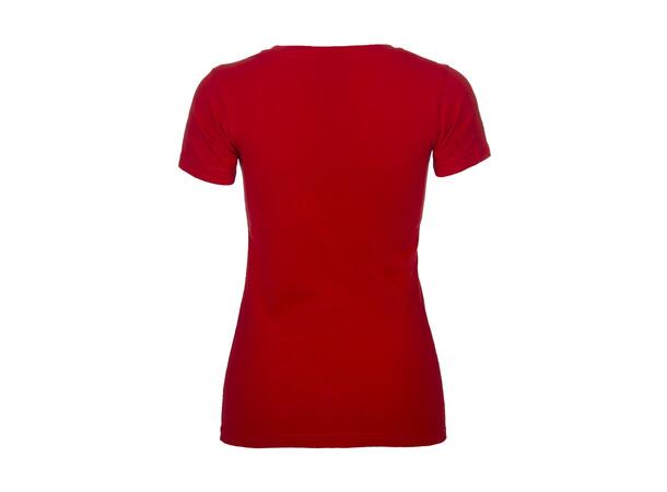 UMBRO Basic Tee W Rød 36 Rundhalse t-skjorte i bomull 
