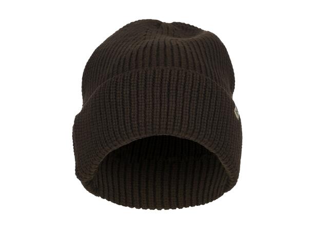 UMBRO Big Cuff Rib Beanie Brun 1SIZE Lue med ribb kant 