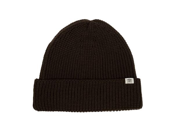 UMBRO Big Cuff Rib Beanie Brun 1SIZE Lue med ribb kant 