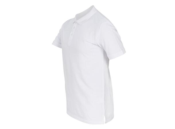 UMBRO Core Polo Hvit XXL Klassisk pikétrøye i bomull 