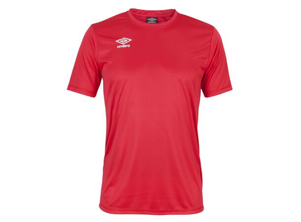 UMBRO Core Poly Tee jr Rød 116 Enkel, tekniske polyestertrøye 
