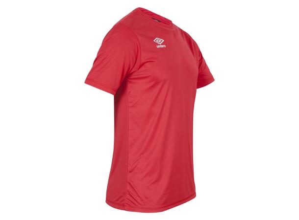 UMBRO Core Poly Tee jr Rød 116 Enkel, tekniske polyestertrøye 