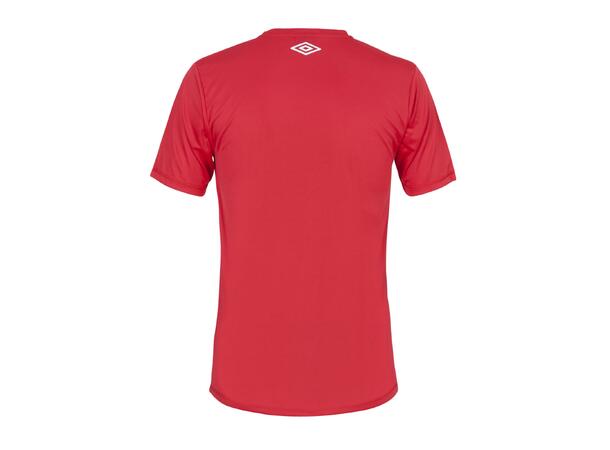 UMBRO Core Poly Tee jr Rød 116 Enkel, tekniske polyestertrøye 