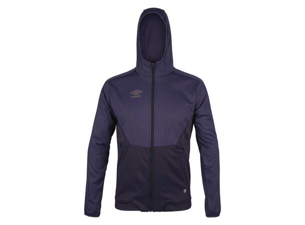 UMBRO Core Tech Hood Zip Marine XS Jakke med hette, i resirkulert polyester 