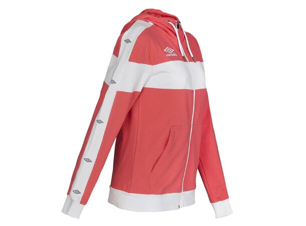 UMBRO Core X Hood Jacket W Korall 34 Hettejakke i bomull 