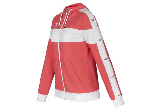 UMBRO Core X Hood Jacket W Korall 34 Hettejakke i bomull 