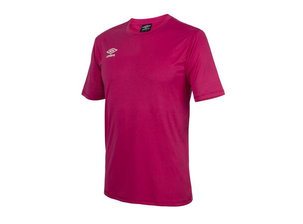 UMBRO Cup SS Jersey jr Rosa 140 Spillertrøye i 100% polyester 