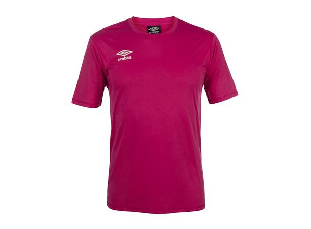 UMBRO Cup SS Jersey jr Rosa 140 Spillertrøye i 100% polyester 