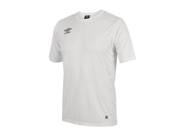 UMBRO Liga SS Jersey jr Hvit 128 Spillertrøye i resirkulert kvalitet JR 