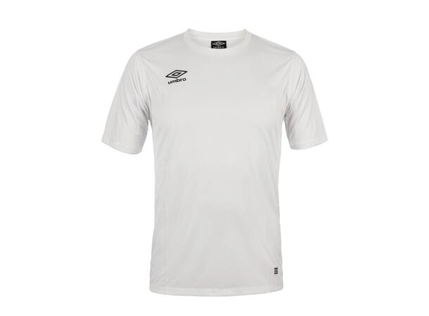 UMBRO Liga SS Jersey jr Hvit 128 Spillertrøye i resirkulert kvalitet JR 