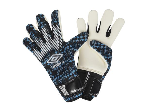 UMBRO Neo Premier Glove Dps Sort 6 Keeperhanske med støtte 