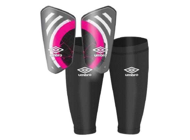 UMBRO Neo Pro Tecta Guard Sleeve Grå S Leggskinn med strømpe som har lomme 