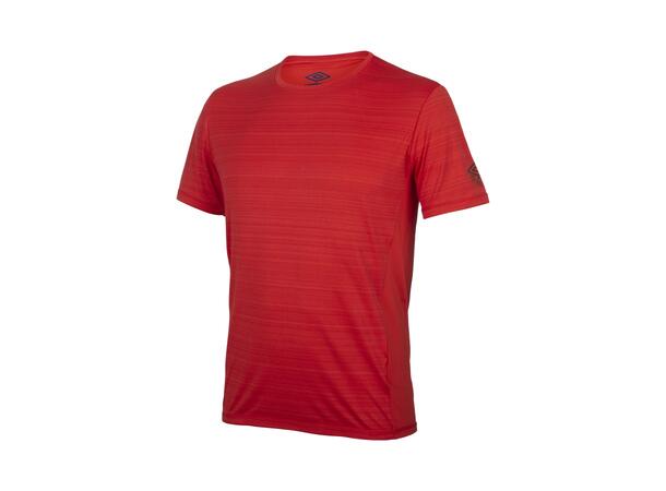 UMBRO Pro Tr Marl Poly Tee Rød 3XL Trenings T-skjorte i polyester 