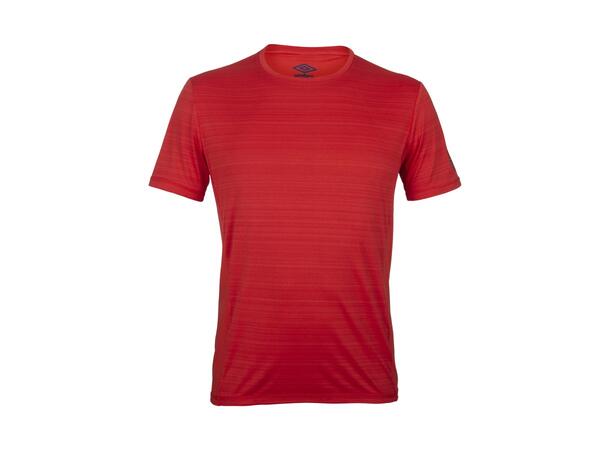 UMBRO Pro Tr Marl Poly Tee Rød 3XL Trenings T-skjorte i polyester 