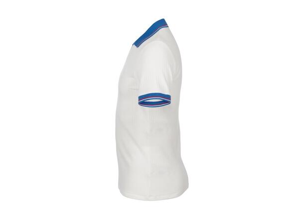 UMBRO Rib Tennis Tee Hvit XS Fritids T-skjorter med krave i Modal 