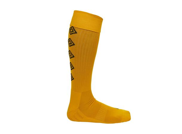 UMBRO UX Elite Fotb.Str Gul/Sort 26-29 Solide fotballstrømper - god passform 