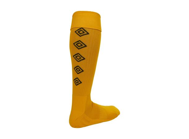 UMBRO UX Elite Fotb.Str Gul/Sort 26-29 Solide fotballstrømper - god passform 