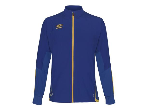 UMBRO UX Elite Trn Jkt Blå/Gul 4XL Lett treningsjakke, romslig passform. 