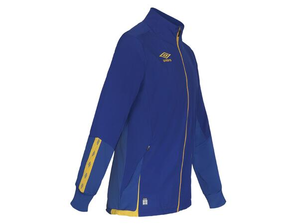 UMBRO UX Elite Trn Jkt Blå/Gul XS Lett treningsjakke, romslig passform. 