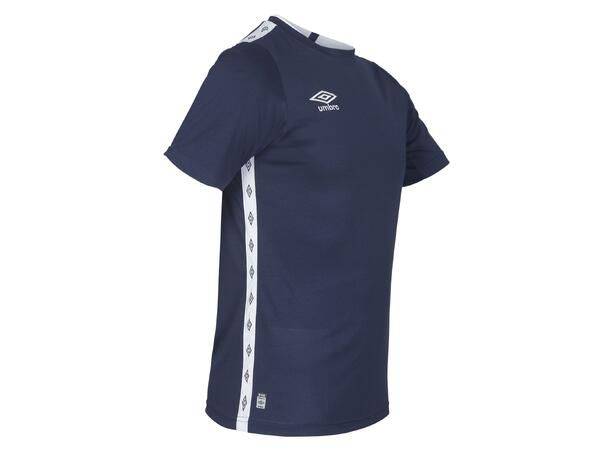 UMBRO UX Elite Trn Tee jr Marine/Hv 128 Teknisk trenings t-skjorte til junior 