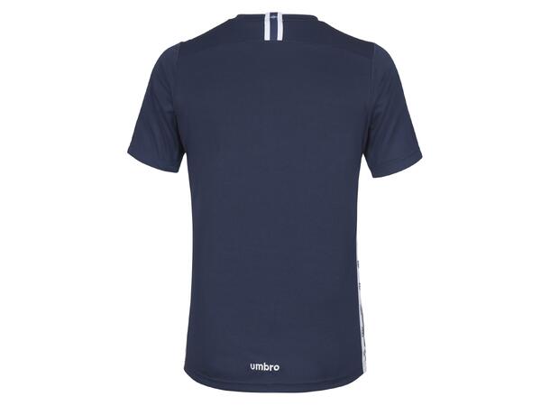 UMBRO UX Elite Trn Tee jr Marine/Hv 128 Teknisk trenings t-skjorte til junior 