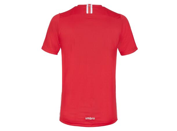 UMBRO UX Elite Trn Tee jr Rød/Hvit 128 Teknisk trenings t-skjorte til junior 
