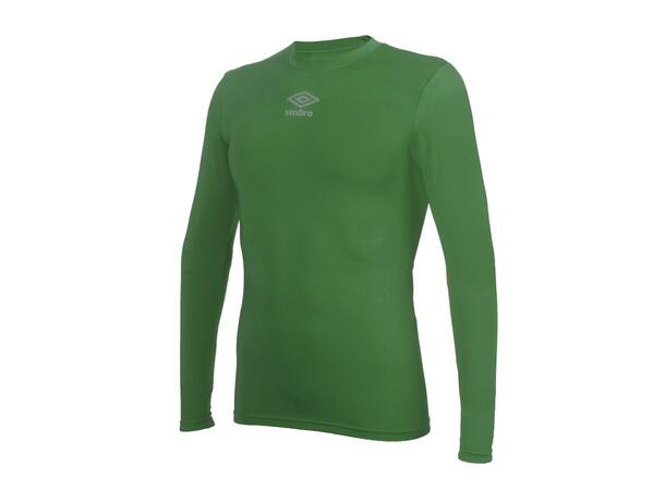 UMBRO UX Elite Underw Top Grønn XS/S Teknisk tettsittende trøye med lang arm 