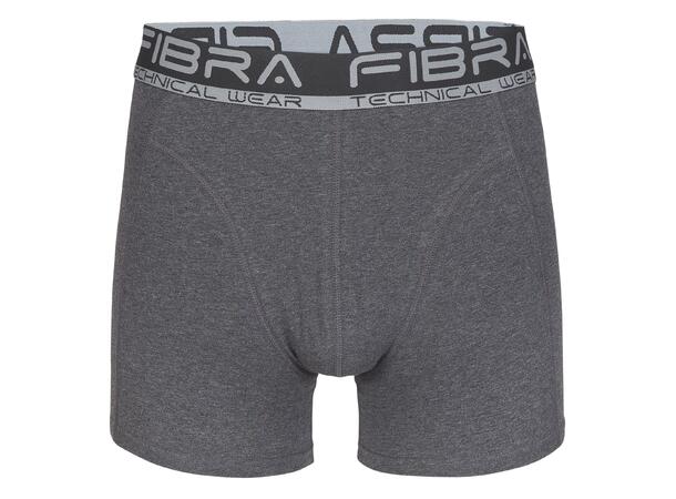 FIBRA Apex Boxer 2pck Sort/Grå S Boksershorts til herre i 2 farger 