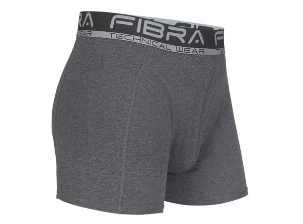 FIBRA Apex Boxer 2pck Sort/Grå S Boksershorts til herre i 2 farger 