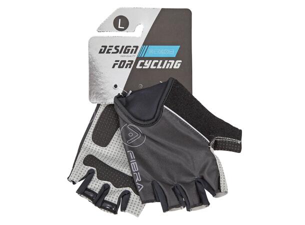 FIBRA Elite Bike Summer Glove Sort S Gode sykkelhansker med polstring 