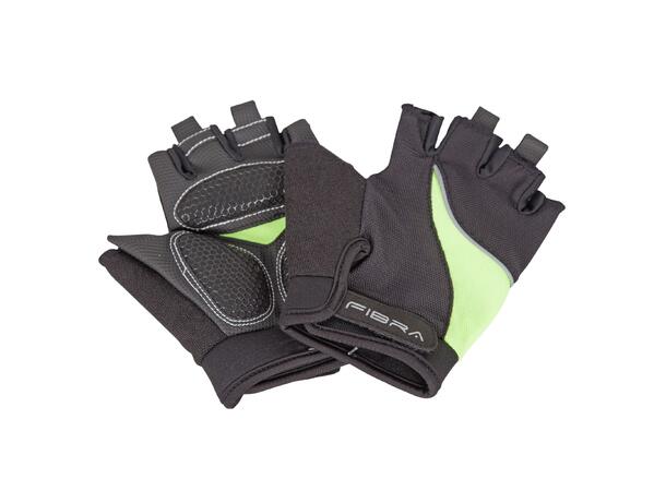 FIBRA Sync Cycling Gloves Sort S Unisex sykkelhansker 