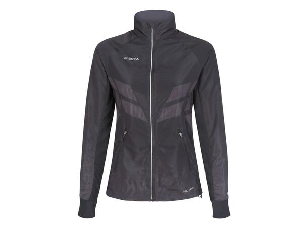 FIBRA Sync Trn Jacket Warm W Sort XS Fôret vindtett damejakke 