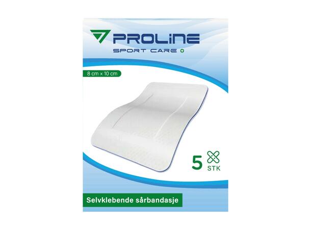 PROLINE Selvklebende Sårbandasje -5pk Adhesive Wound Dressing Non-woven 8x10 