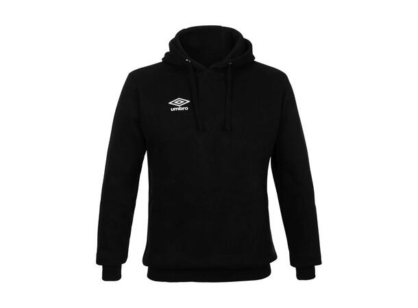 UMBRO Basic Hood Sort XS Hettegenser med liten logo 
