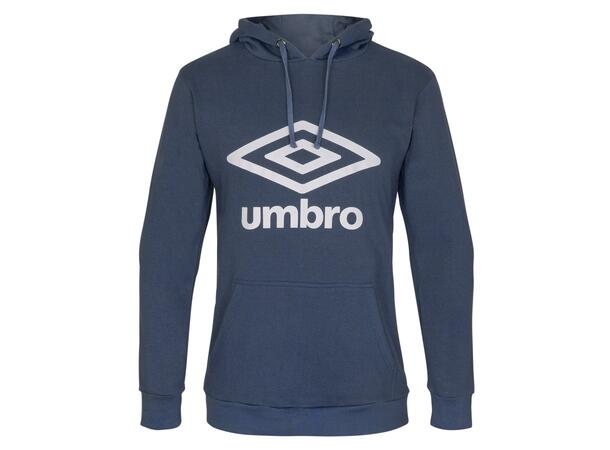 UMBRO Basic Logo Hood Marine S Hettegenser med Umbrologo og lomme 