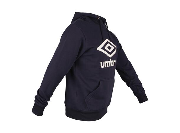 UMBRO Basic Logo Hood Marine S Hettegenser med Umbrologo og lomme 