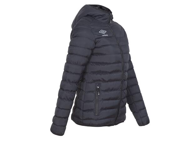 UMBRO Core Isopad Jacket Sort XS Vattert jakke med hette 