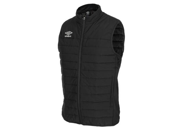 UMBRO Hybrid Vest Sort XS Behagelig trenings- og fritidsvest 