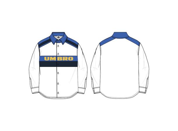 UMBRO Panelled Boxy LS Shirt Hvit XS 