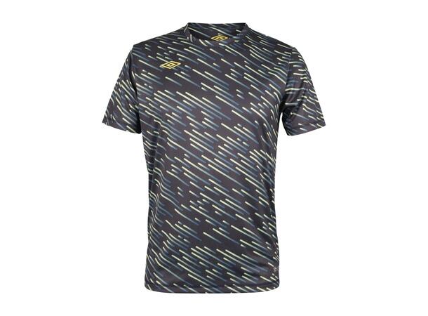 UMBRO Pre Match Tee Marine XS Resirkulert sublimert trenings t-skjorte 
