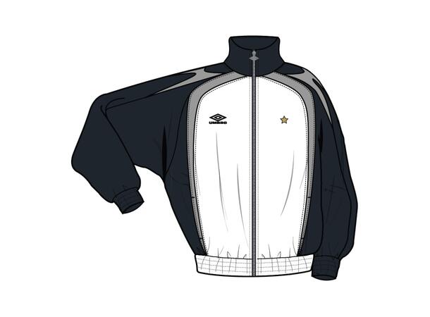 UMBRO Relaxed Track Jkt Hvit XS 