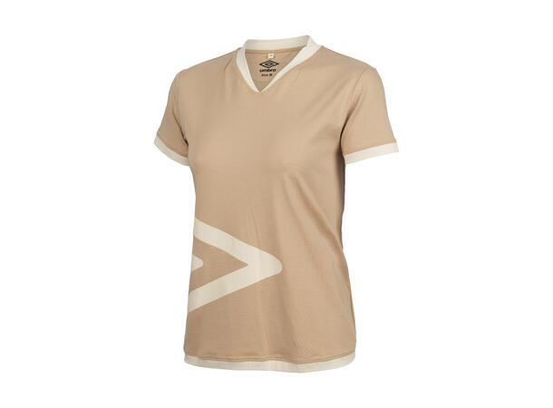 UMBRO Sanna Tee v-neck W Mørk Beige 36 