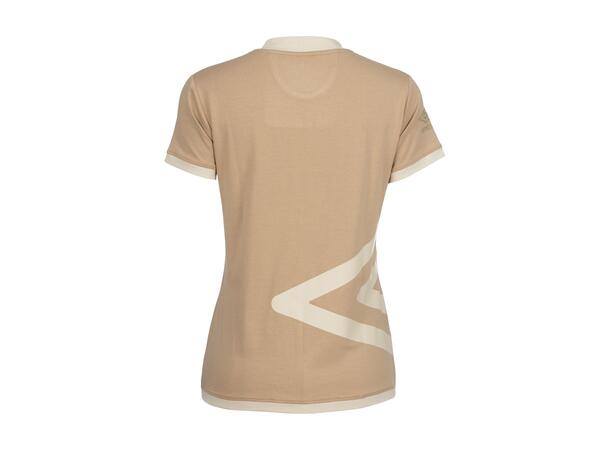 UMBRO Sanna Tee v-neck W Mørk Beige 36 