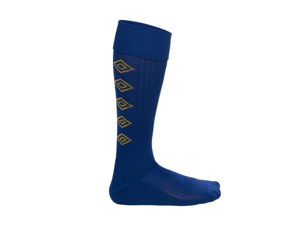 UMBRO UX Elite Fotb.Str Blå/Gul 26-29 Solide fotballstrømper - god passform 