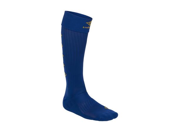 UMBRO UX Elite Fotb.Str Blå/Gul 26-29 Solide fotballstrømper - god passform 