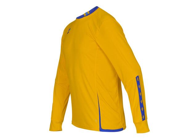 UMBRO UX Elite LS Jsy j Gul/Blå 140 Flott langermet spillertrøye 