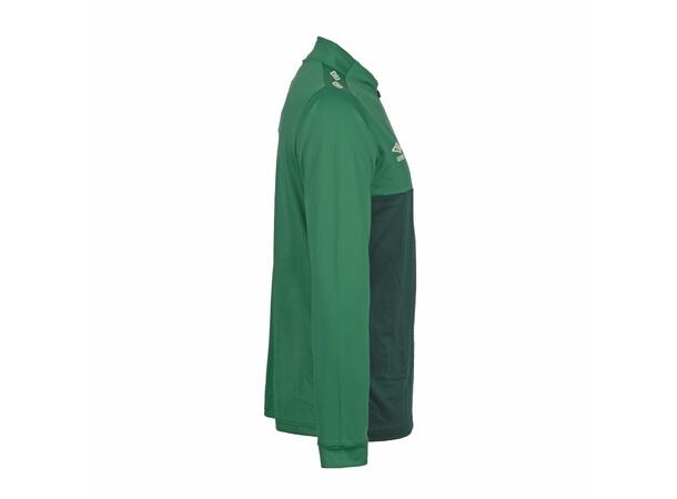 UMBRO UX Pro Half Zip Jr Grønn/Hvit 116 Treningsgenser med glidelås til junior 