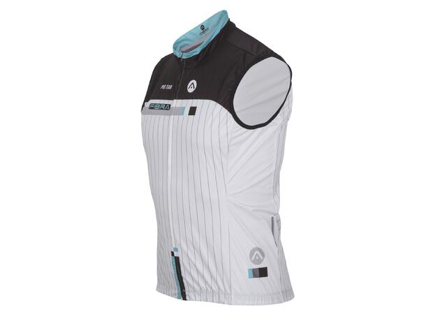 FIBRA Pro Bike Wind Vest Hvit S Tettsittende sykkelvest 