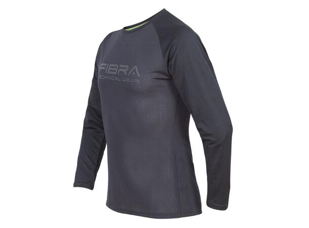 FIBRA Xtrm Tee LS Sort S Lett og luftig langermet trøye 