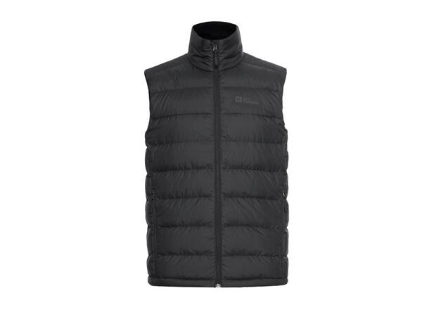 JW Ather Down Vest M Rds Sort S Jack Wolfskin lett dunvest 